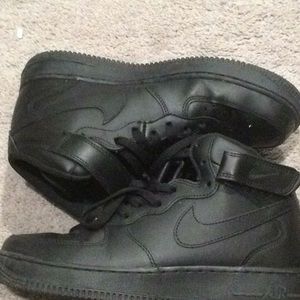 Nike Air Force 1 high tops black
